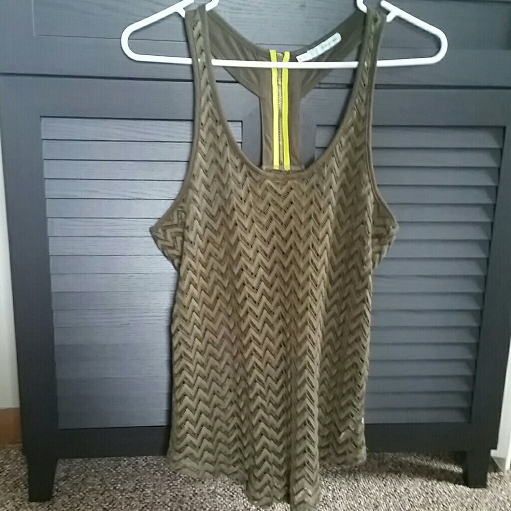 EUC olive green tank